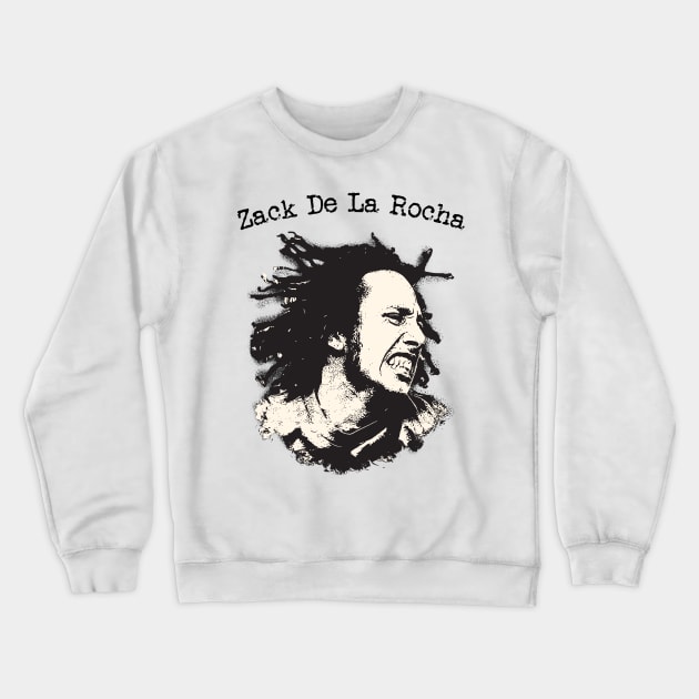 Zack De La Rocha Crewneck Sweatshirt by Yopi